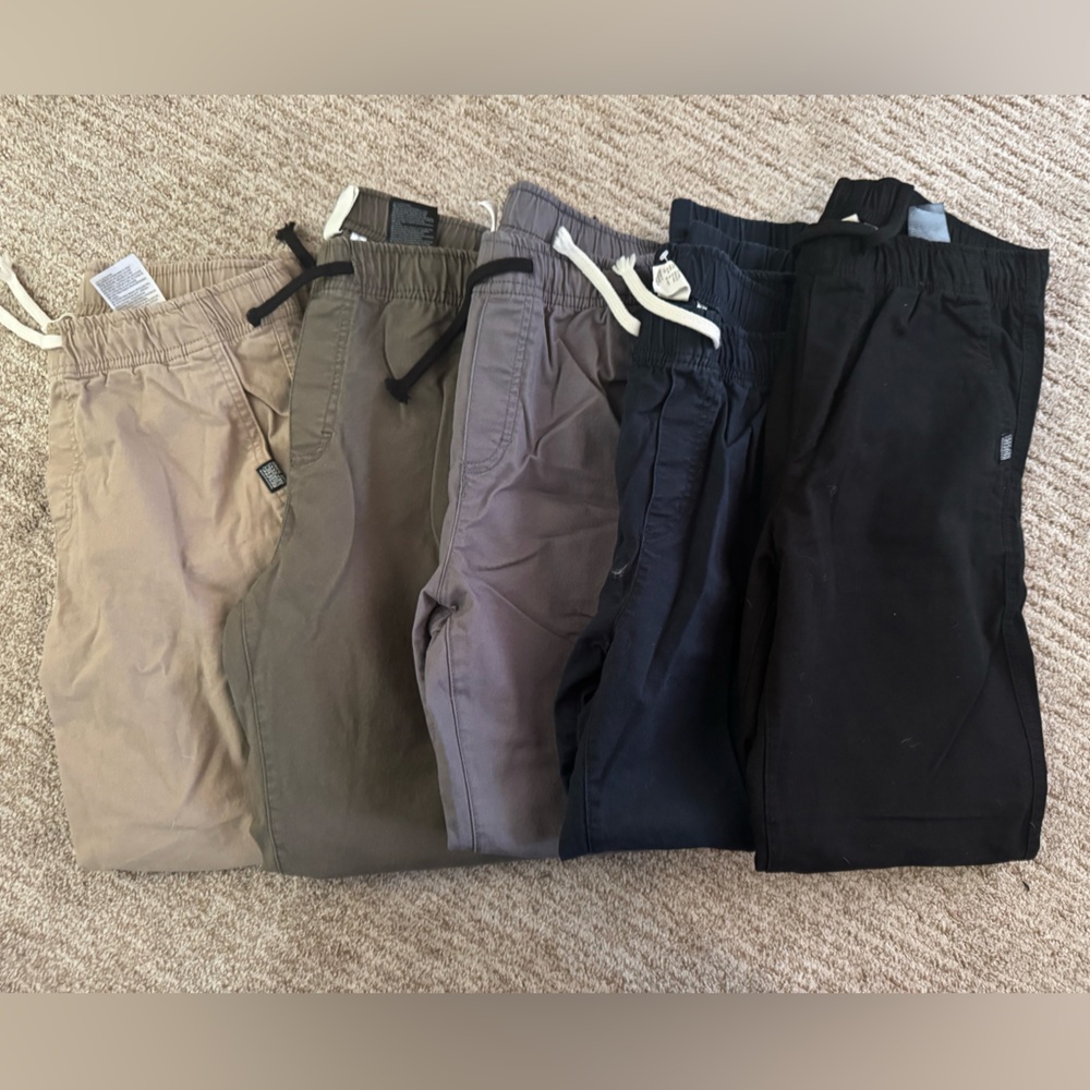 H&M Black Jogger Pants, Lot of 5